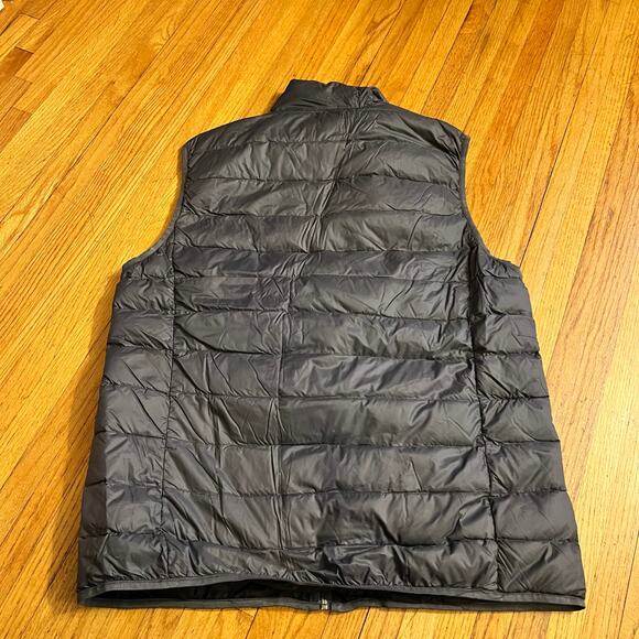 Eddie Bauer Puffer Vest Mens Large Gray Down Jacket ** - Picture 3 of 7